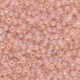 Miyuki rocailles Perlen 11/0 - Matted transparent pale pink ab 11-155FR